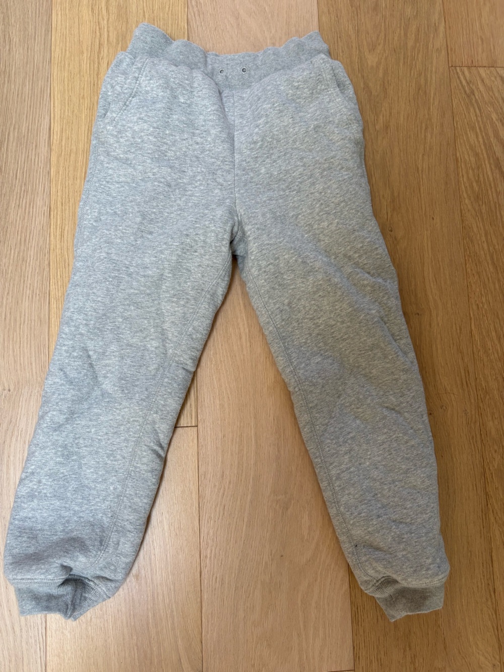 GAP Kids Sherpa-Lined pants in Light Gray and Cream
